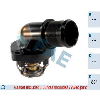 FAE TERMOSTAT 89C P106-P306-PARTNER-BIPPER-BERLINGO-C2-C3-NEMO-SAXO-XSARA 1.1-1.4-1.6 TU1-TU3-TU5 (1336.N1)
