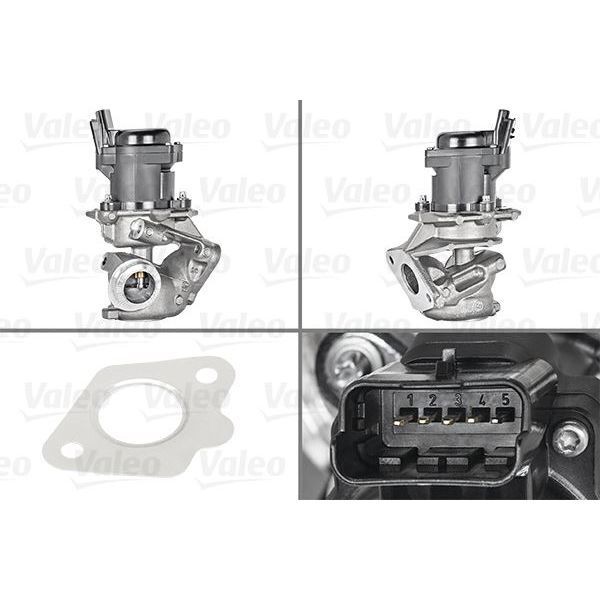 VALEO EGR VALFI P207-P206-BIPPER-C1-C2-C3-NEMO -DV4TD 1.4 HDI-TOYOTA AYGO 1.4D- FUSION 02>12 FIESTA 1.4 TDCI 02>08 EURO4 (1618.PF)