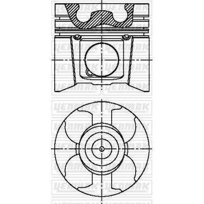 YENMAK MOTOR PİSTON SEGMAN STD 89.00MM MASTER 01> MOVANO 01> 2.5 DCI G9U (7701477121)