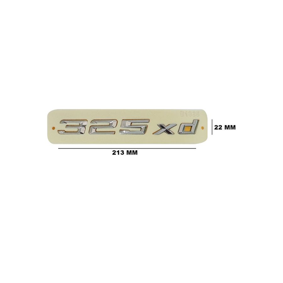 Lemar Yazı Tip Yazısı 325 Xd Krom E90 (5114 7 183 150)