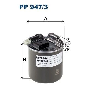 FILTRON YAKIT FILTRESI MERCEDES OM607 W176 W246 C117 X117 X156 (A6070901352)