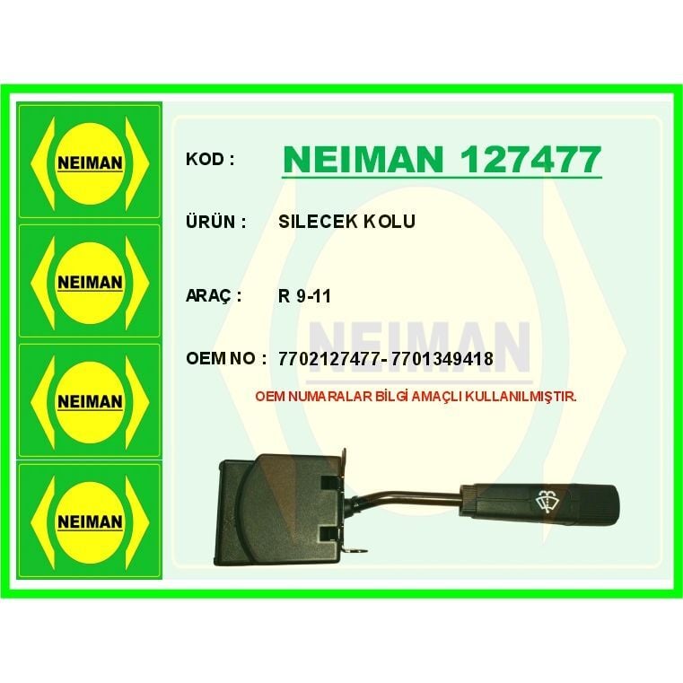 BESCHER SILECEK KOLU R 9-11 (7701349418)