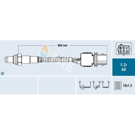 FAE EGSOZ SENSORU HEGO SENSOR VOLVO C70 I S60 I S80 I V70 I XC70 XC 90 (8658133)