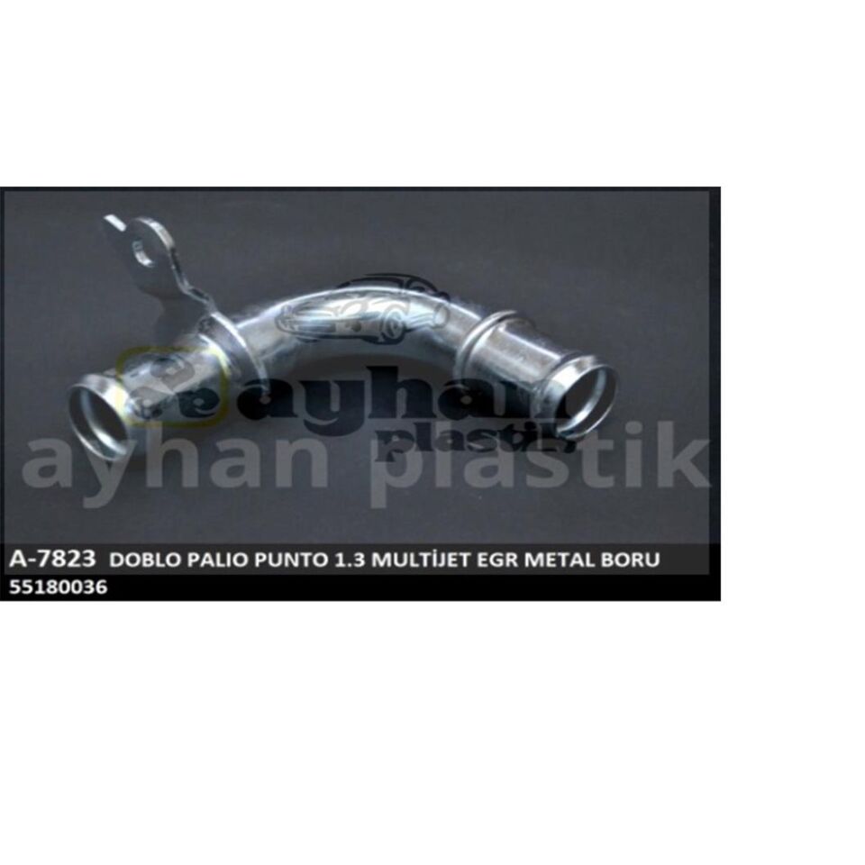 AYHAN EGR BORUSU FIAT DOBLO-500-IDEA-PALIO-PANDA-ALBEA-SIENA 1.3 MULTIJET (55180036)