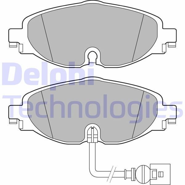 DELPHI ÖN BALATA GOLF7-A3-LEON-TIGUAN-PASSAT-OCTAVIA-SUPERB 12 (2K5698151)