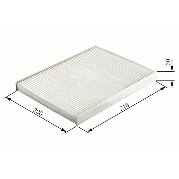 SARDES POLEN FİLTRESİ P4007-CITROEN C-CROSSER-MITSUBISHI LANCER VIII-OUTLANDER II-COLT 08 > CU2141 (6447.ZX)