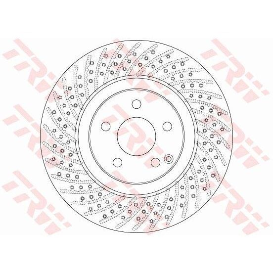 TRW FREN DISKI ON MERCEDES W211 S211 R230 (A2304210812)