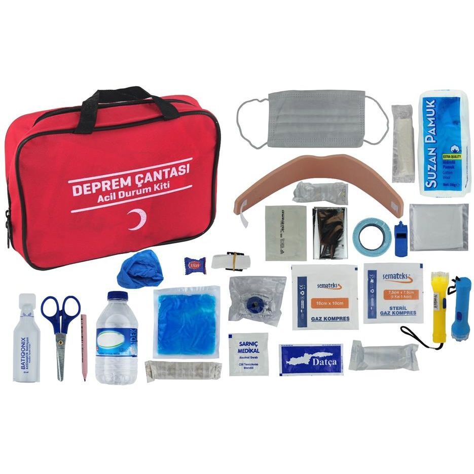 AUTOPARCT 074 DEPREM ÇANTASI S.O.S. ACİL DURUM KİTİ