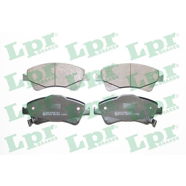 LPR ÖN BALATA AURIS-COROLLA 2.0D-4D-2.2D 07 AVENSIS-VERSO 1.6-1.8-2.0-2.0D-4D 09 COROLLA 1.4D-4D 09 (0446502280)