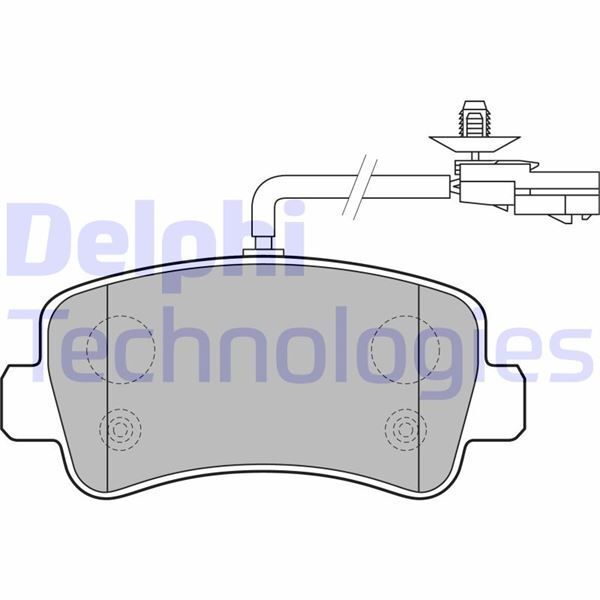 DELPHI ARKA BALATA MASTER III 10 MOVANO 10 2.3 DCİ CDTİ TEK TEKER 440601186R-440604591R (440600264R)