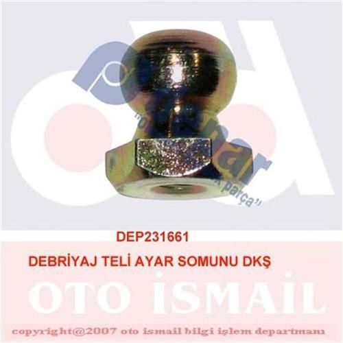 DEPAR DEBRİYAJ TELİ AYAR SOMUNU DKŞ