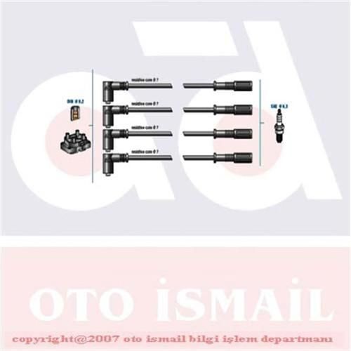 DODUCO BUJİ KABLO TK PALIO-PALIO WEEKEND-SIENA 1.4 EL (46427497)