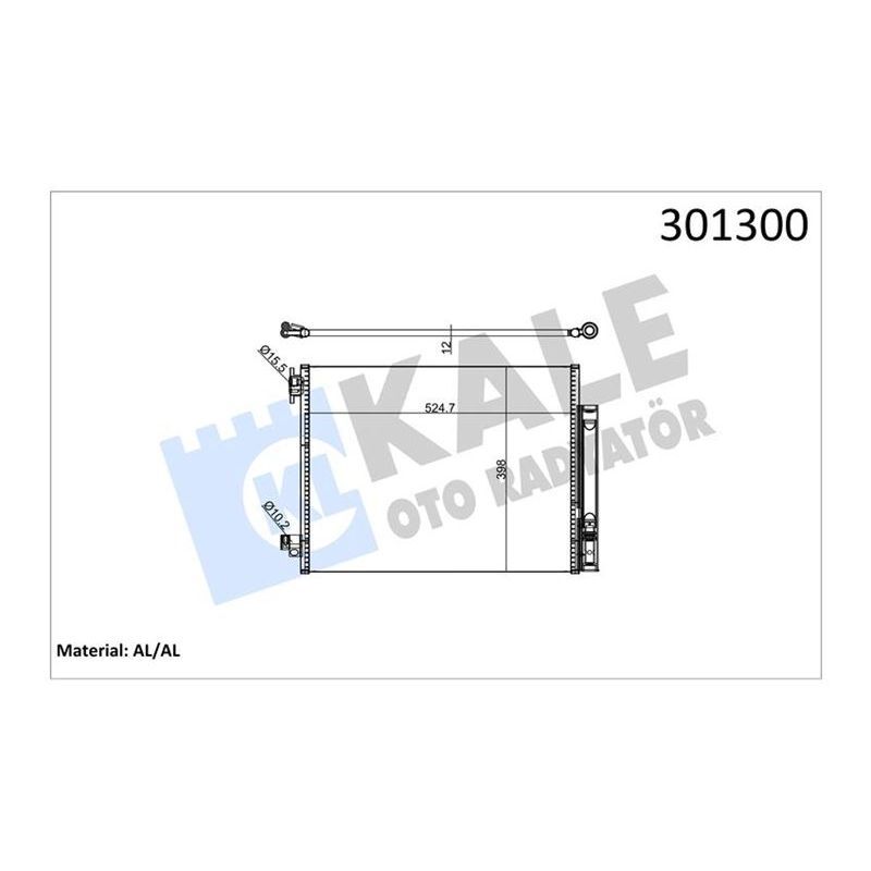 KALE RADYATOR KLİMA RADYATÖRÜ KONDENSER RENAULT CLIO IV 12 CAPTUR I 13 SYMBOL III 14 DACIA LOGAN MCV II 14 DOKKER 12 DUSTER 10 SANDERO II 12 0.9TCE 1.0SCE 1.2TCE 1.5DCI 1.6 (921001908R)