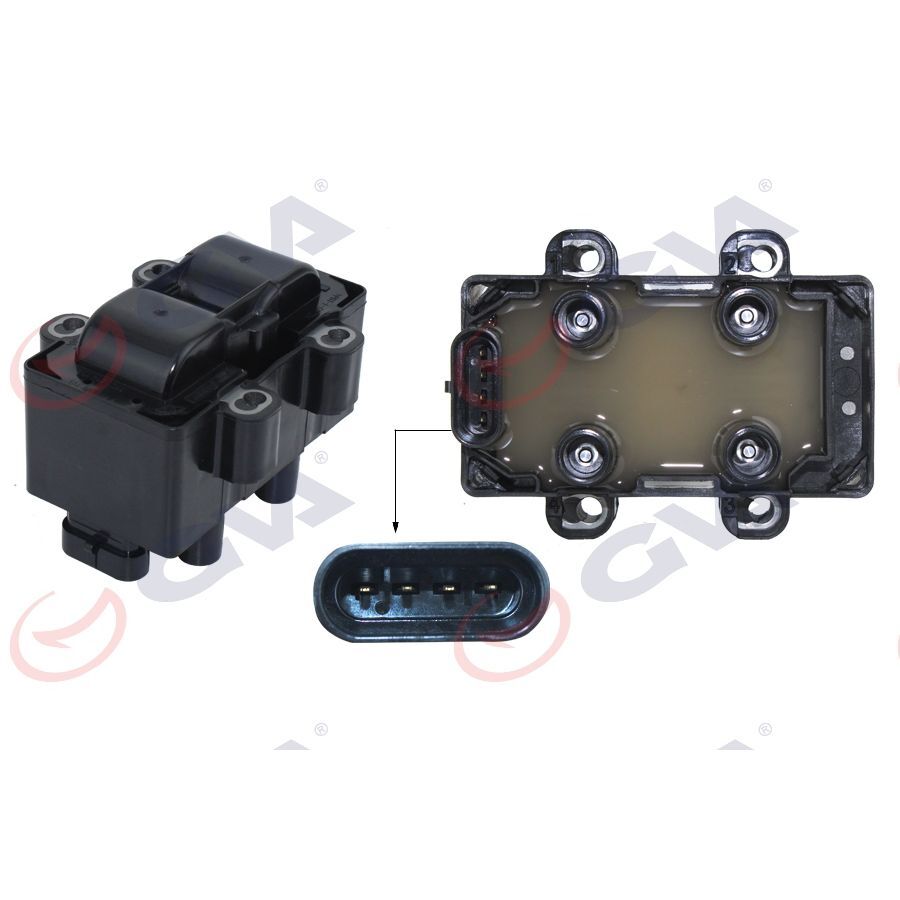 GVA ATEŞLEME BOBİNİ ÇİFTLİ KANGOO- CLIO I-II-II 1.2 -1.6 - MEGAN I 1.4- 1.6-SCENIC-TWNG-LOGAN K7J-K7M (224336134R)