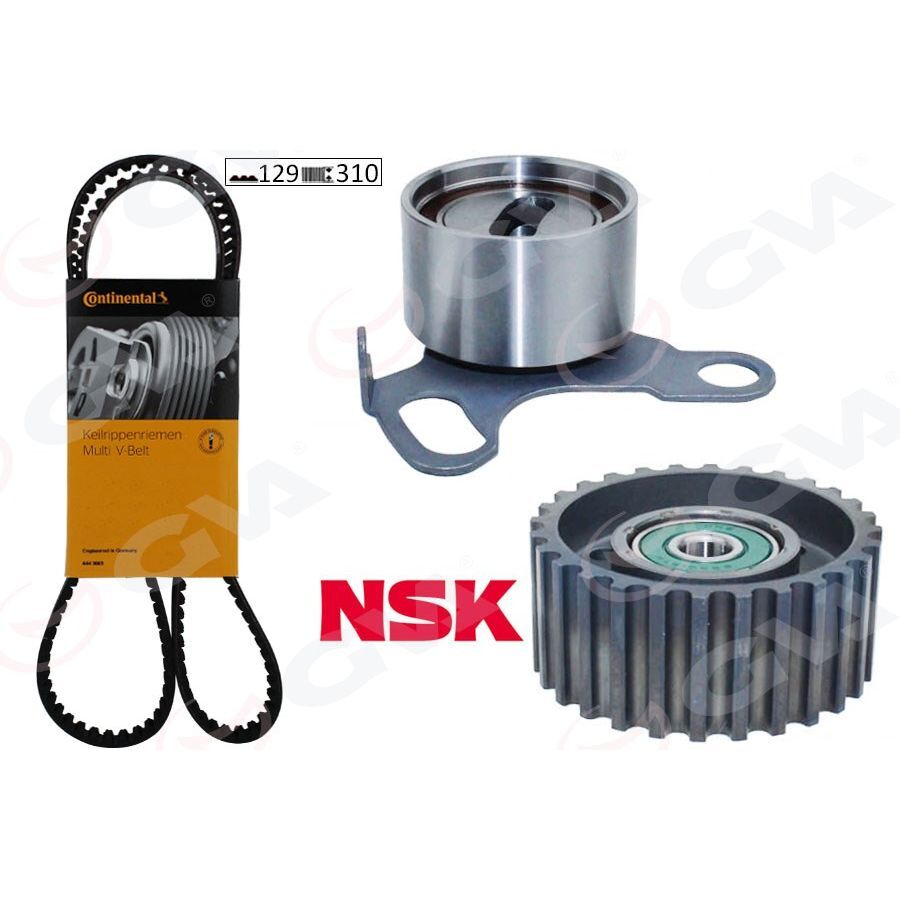 GVA TRİGER KAYIŞ SETİ EKSANTRİK SETİ TOYOTA HILUX 2.4L 2L 2L-T LN85 LN145 LN105 90-04 / HIACE 2.4L 2L LH112 LH114 89-> 1 KAYIŞ 1 RULMAN 1 DİŞLİ 129X310 (1350354030)