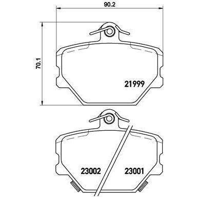 VALEO FREN BALATASI ÖN CABRIO/FORTWO (A4514210110)