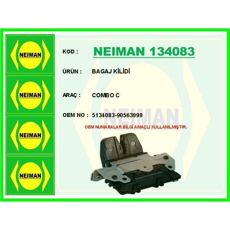 BESCHER BAGAJ KİLİDİ COMBO C (5134083)