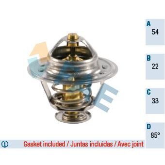 FAE TERMOSTAT 85C CORSA B-C-ASTRA F-G-H-COMBO-VECTRA B 1.7 DTI-1.7 CDTI (1338075)