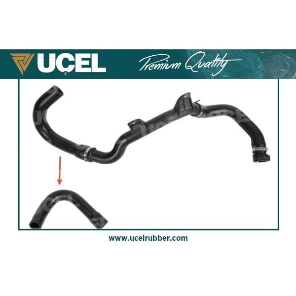 UCEL RADYATÖR GİRİŞ HORTUMU PLASTİK BORU HARİÇ (1343.JP)