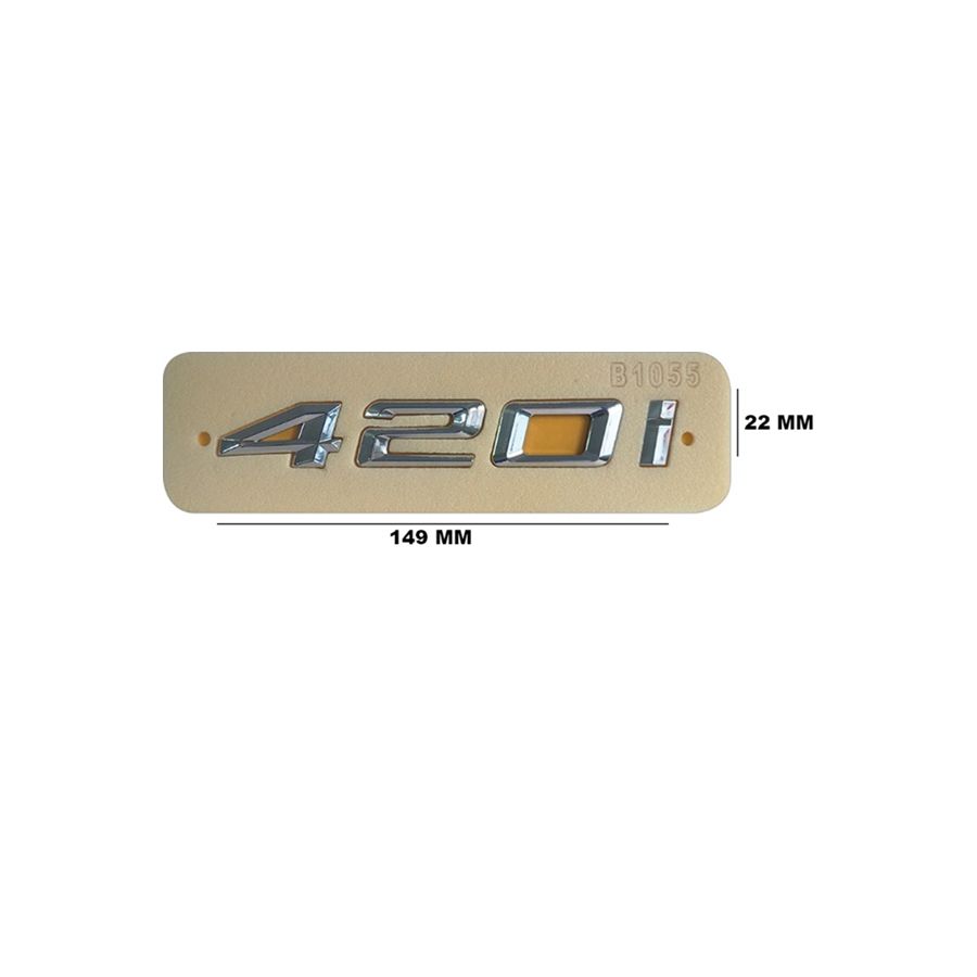 Lemar Yazı Tip Yazısı 420 İ Krom F32-F33-F36 (5114 7 356 334)