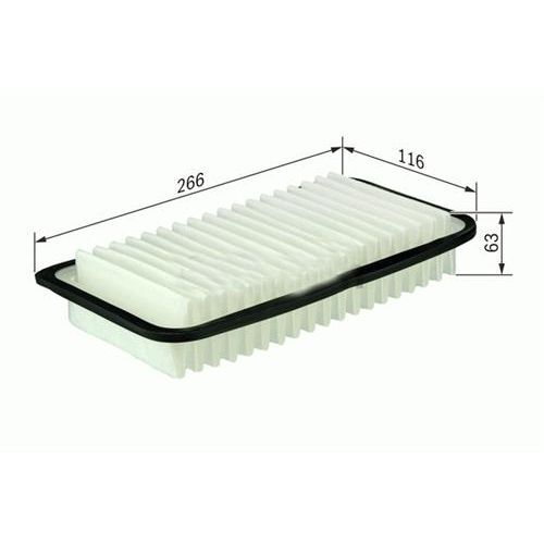 SARDES HAVA FİLTRESİ YARIS I-YARIS VERSO 1.4 D-4D 01-05 C2715 (1780133040)