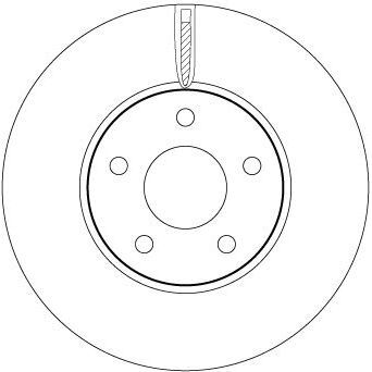 TRW ON FREN DISK AYNA FOCUS IV 17 (2305503)