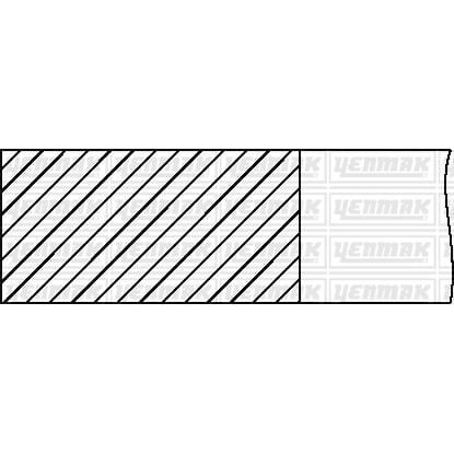 YENMAK MOTOR SEGMANI R12 1400 76.00 ÇAP STD (6000790507)