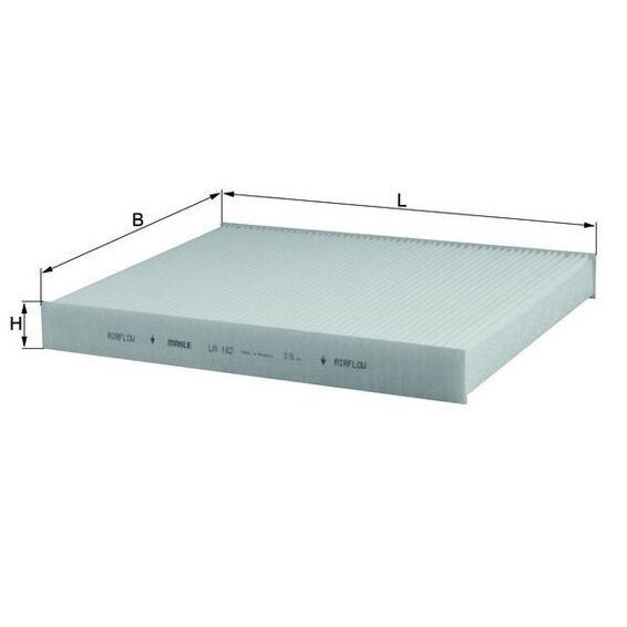 MAHLE POLEN FİLTRESİ TRANSPORTER T5 09 MULTIVAN V 04 TOUAREG 04-10 Q7 10 AMAROK 10 PORSCHE CAYEN (7H0819631)