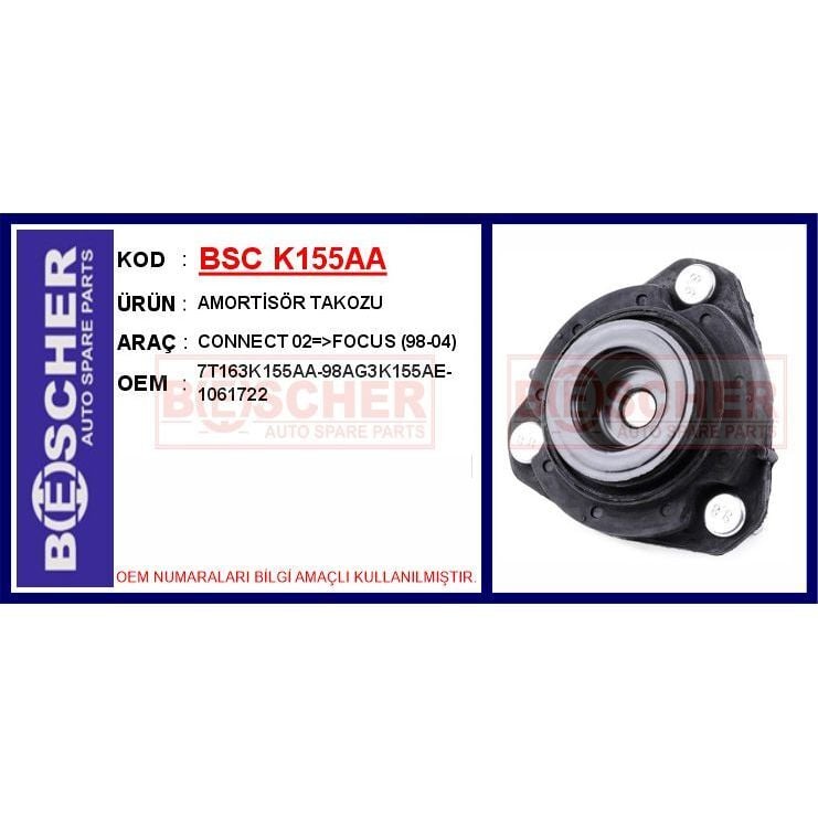 BESCHER AMORTİSÖR TAKOZU CONNECT 02 >FOCUS 98-04 (1061722)