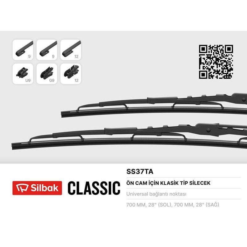 SILBAK SİLECEK SÜPÜRGESİ 700MM ÜNİVERSAL CARGO YM 07> SCANIA 124-144-R420-94.310-MERCEDES ACTROS-RENAULT MA GNUM 98> PIMLI DİZAYN