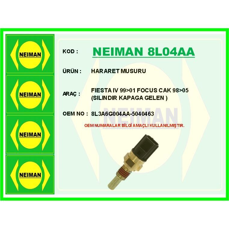 BESCHER HARARET MUSURU FIESTA IV 99>01 FOCUS CAK 98>05 SILINDIR KAPAGA GELEN (5040463)