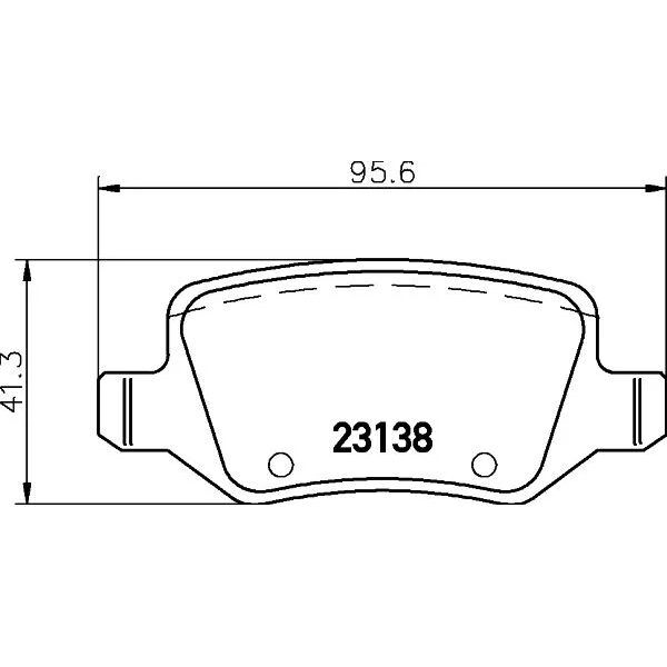 FTE FREN BALATASI ARKA W168/W169/W245/W414 (9005046)