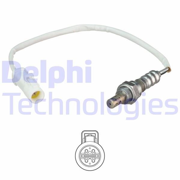 DELPHI OKSIJEN SENSORU FIESTA V FORD KA 1.3 01>08 FIESTA IV 08 > FUSION 02 > 1.25-1.6-1.4 16V (1746710)