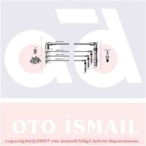 DODUCO BUJİ KABLO TK VECTRA B 96-02-ASTRA F 94-98-CORSA (1612561)