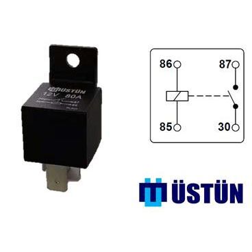 USTUN GÜÇ ROLESİ 12V 4P 80A