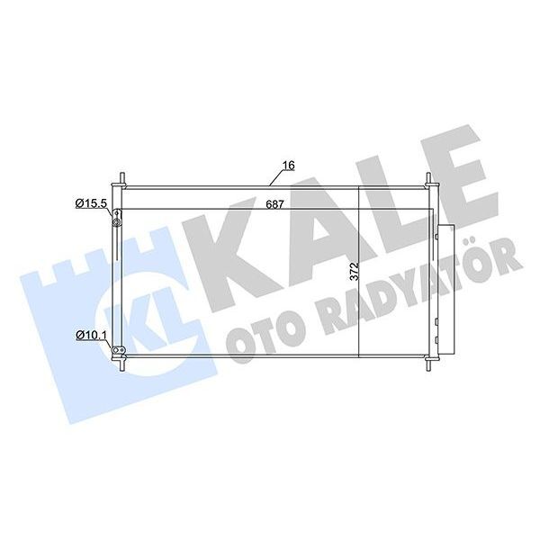KALE RADYATOR KONDENSER AL/PL/BRZ CIVIC IX (80110TV0E01)