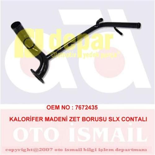 DEPAR KALORİFER MADENİ ZET BORUSU SLX CONTALI (7672435)