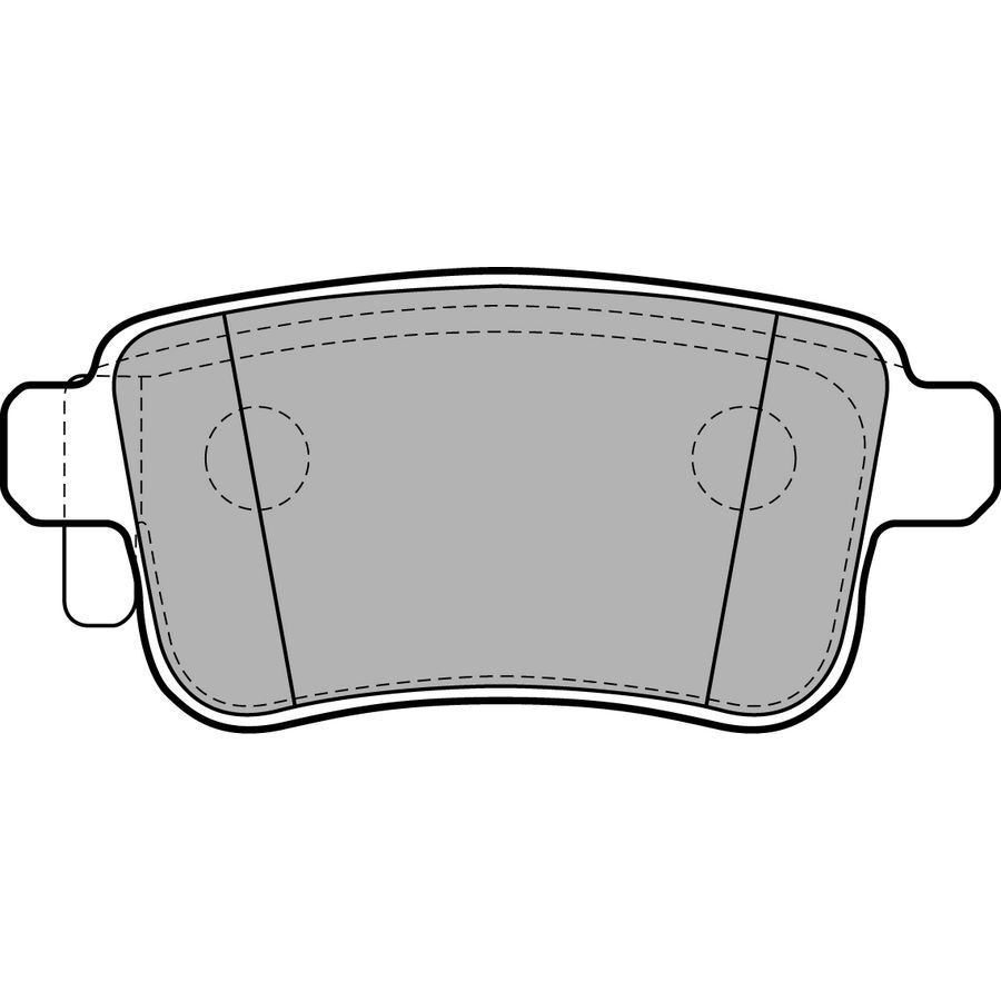 KALE BALATA FREN BALATASI ARKA MERCEDES CITAN W415 12> . RENAULT KANGOO II 09> (440604876R)