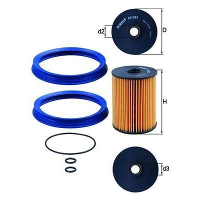 MAHLE YAKIT FILTRESI MINI N12 N14 N16 N18 R56 R57 R58 R59 (11252754870)