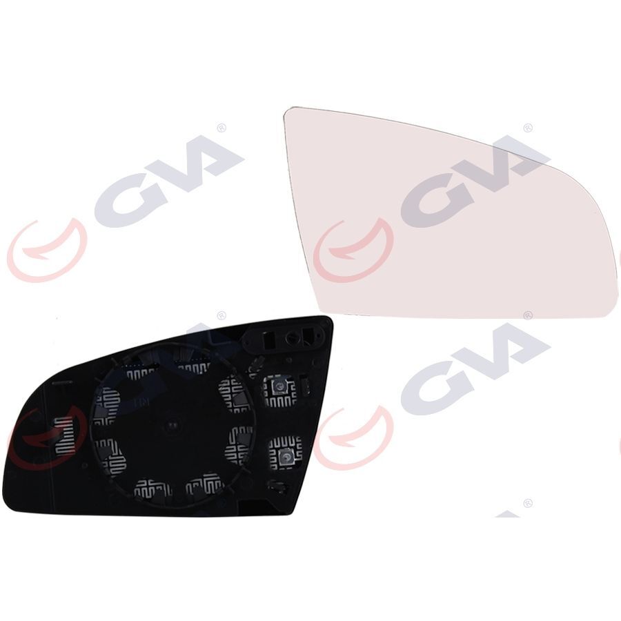 GVA AYNA CAMI SAĞ A3 00-03 - A4 00-07 -A6 04-08 ISITMALI KONVEKS BEYAZ CAM VM-009AG (8E0857536C)