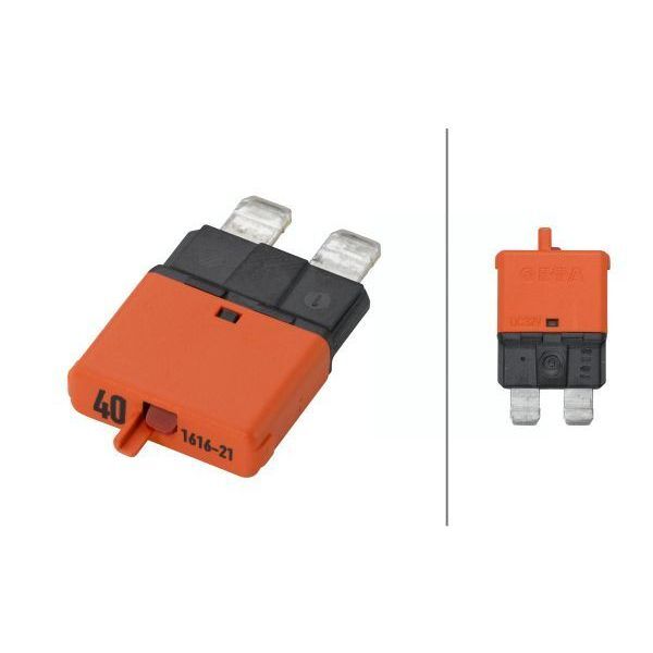 HELLA OTOMATİK SİGORTA,40A,32V,TURUNCU (20223647)