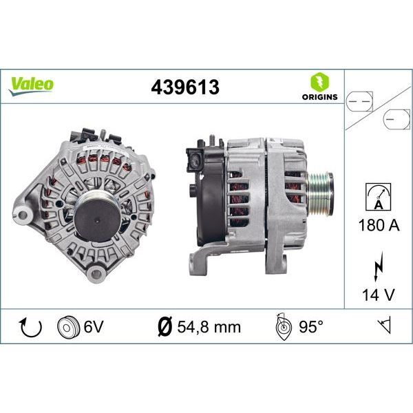 VALEO ALTERNATÖR BMW 1 (E88 E90) 3 (E90 E91 E92) (12317802261)