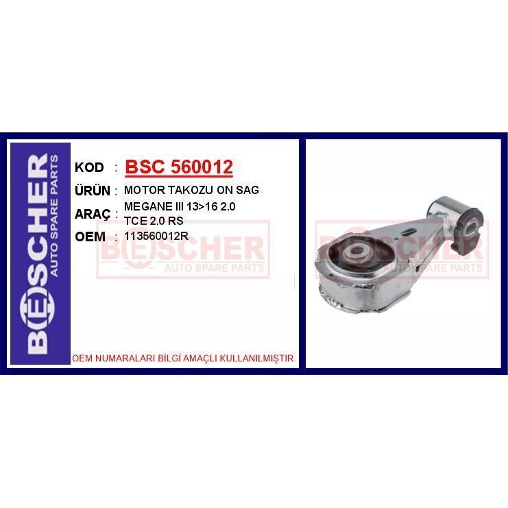 BESCHER MOTOR TAKOZU ON SAG MEGANE III 13>16 2.0 TCE 2.0 RS (113560012R)