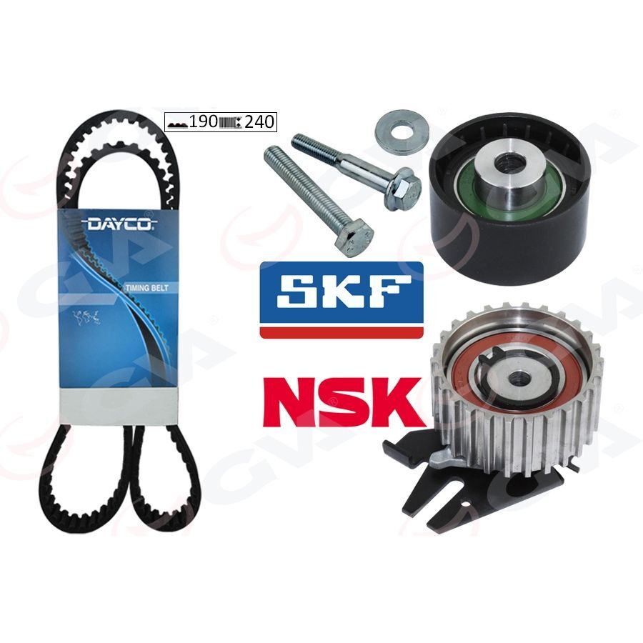 GVA EKSANTRİK GERGİ KİTİ 190X240 BRAVO 96>DOBLO 01>MAREA 99-02 -IDEA 04>1.9JTD KTB317 DAYCO KAYIŞ (71736726)