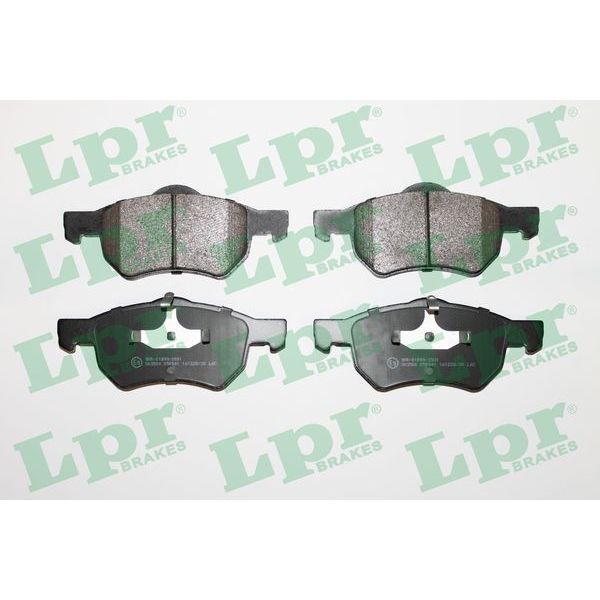 LPR ÖN BALATA DODGE CARAVAN III 3.3 AWD-3.8 T 00-07 VOYAGER III 2.4-2.5CRD 2.8CRDİ 3.3 00 12.08 (05072216AA)