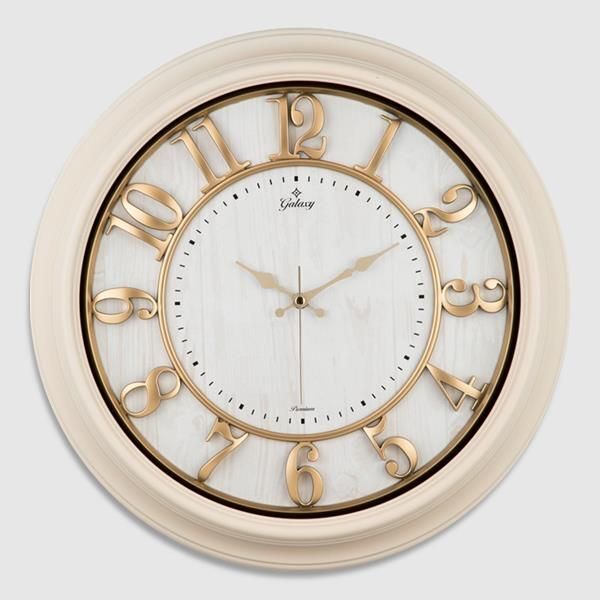 SAAT 1963-CA DUVAR SAATİ BEYAZ ÇERÇEVE 46CM KABARTMA RAKAMLI SELEFON KORUMALI AMERİKAN BRİSTOL KADRAN METAL AKREP SANİYELİ MEKANİZMA AKRİLİK BOYA ABS HAMMADDE MİNERAL CAM (SAAT1963)