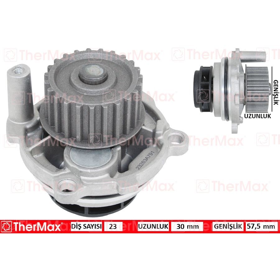 THERMAX DEVİRDAİM GOLF4/5-BORA-JETTA-PASSAT-A3-OCTAVIA-LEON 1.6 1998-2010 BENZİNLİ AKL-BFQ-BSE-ALZ T (06B121011BX)