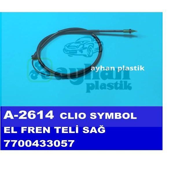 AYHAN EL FREN TELİ SAĞ RENAULT CLIO SYMBOL (7700433057)