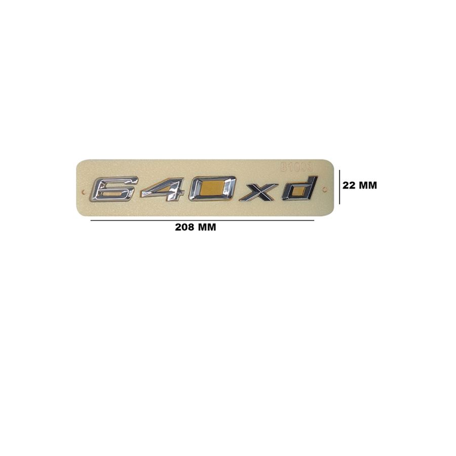 Lemar Yazı Tip Yazısı 640 Xd Krom F06-F12-F13 (5114 7 227 528)