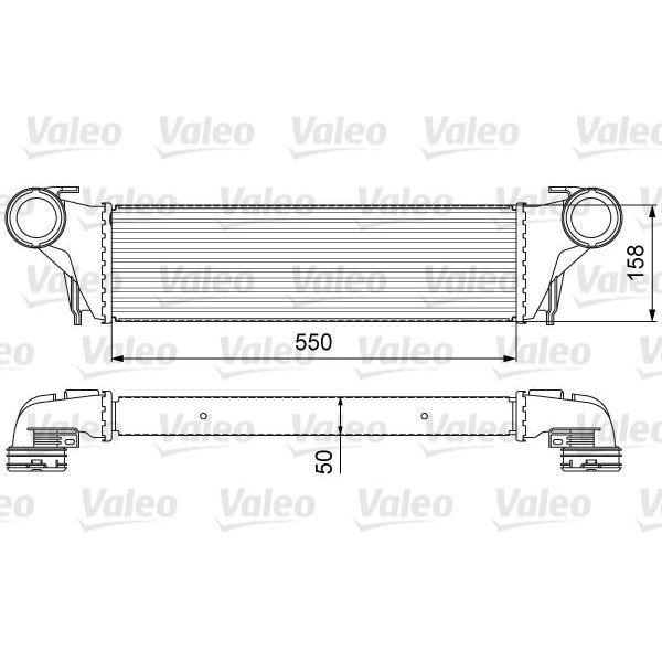 VALEO TURBO RADYATÖRÜ E53 M57N (17517791231)